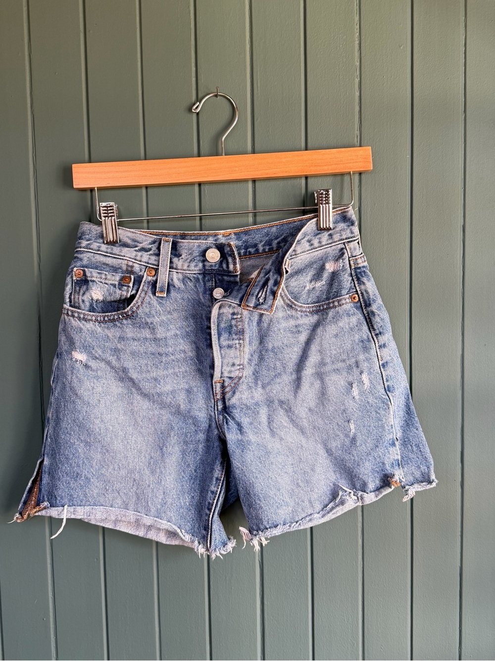 Levi's High-Rise Denim Shorts